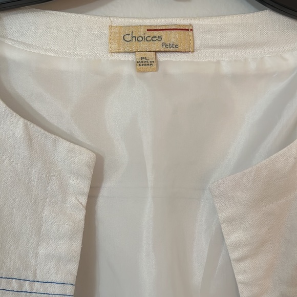 Patterned Linen Jacket - Picture 3 of 4